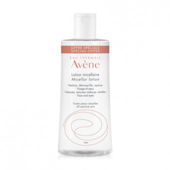 Міцелярний лосьйон для зняття макіяжу Avene Micellar Lotion, для чутливої шкіри, 400 мл