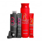 Набір для відновлення волосся Masil 38 Salon Hair Set з кератином та колагеном (шампунь, 300 мл + маска, 200 мл + шампунь, 2*8 мл + маска, 2*8 мл)