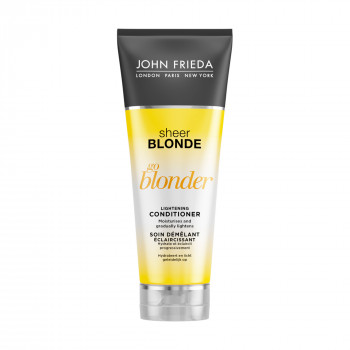 Освітлювальний кондиціонер John Frieda Go Blonder для натурального, мелірованого та фарбованого світлого волосся, 250 мл