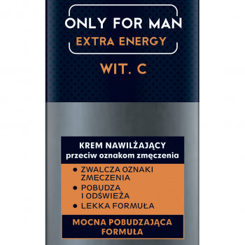 Крем для обличчя Bielenda ONLY FOR MEN EXTRA ENERGY зволожуючий, 50мл