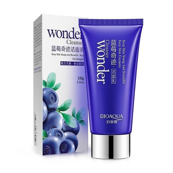 Пінка для вмивання Bioaqua Wonder Cleanser з екстрактом чорниці, 100 г