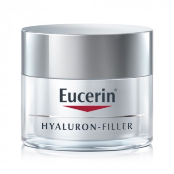 Денний крем для обличчя Eucerin Hyaluron Filler проти зморщок, для сухої та чутливої шкіри, 50 мл
