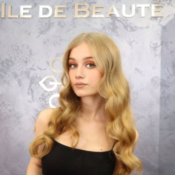 Укладка волос женская прическа профессиональный макияж, фото - Салон красоты Ile De Beaute