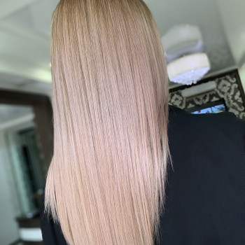 Корекция блонда, сложное окрашивание