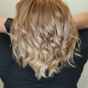 Окрашивание корней +тонирование +уход