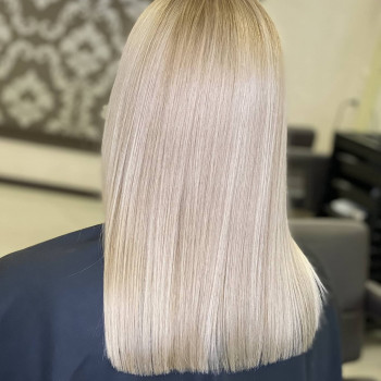 Натуральный блонд для седины