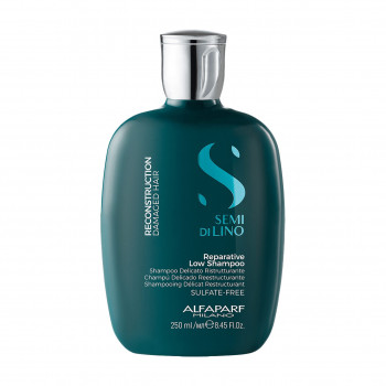 Шампунь для пошкодженого волосся Alfaparf Semi Di Lino Reconstruction Reparative Low Shampoo, 250 мл