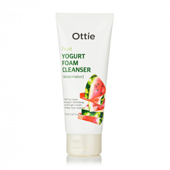 Пінка для вмивання Ottie Fruit Yogurt Foam Cleanser (Watermelon) Фруктово-йогуртна, 150 мл