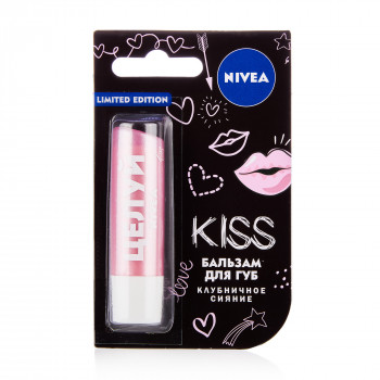 Бальзам-догляд для губ NIVEA Strawberry Shine, 4.8 г