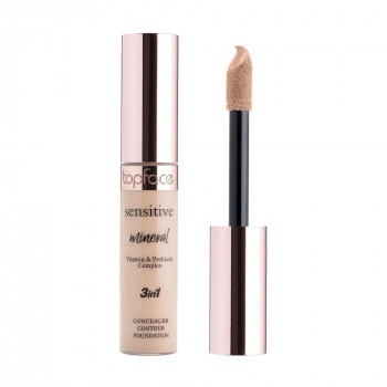 Консилер для обличчя TopFace Sensitive Mineral 3 in 1 Concealer, 002, 12 мл
