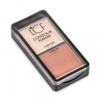 Хайлайтер та контуринг для обличчя LCF Contour Powder 1, 3.6 г