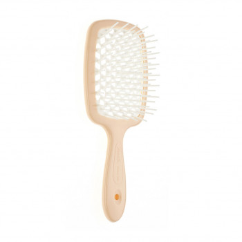 Гребінець для волосся Janeke Superbrush 1830 the Original Italian Patent Персикова з білим