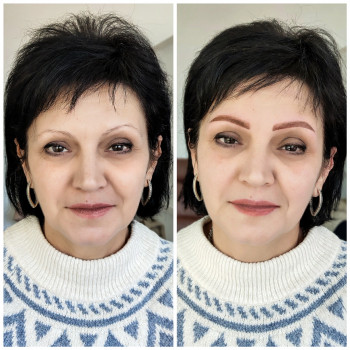 Перманентный макияж бровей