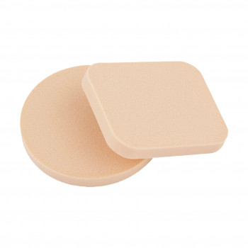 Набір спонжів для пудри Bless Beauty Puff Make Up Sponge (круглий + прямокутний), 2 шт