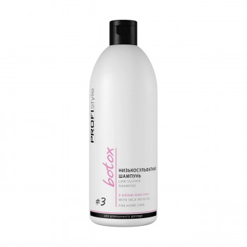 Низькосульфатний шампунь для волосся PROFIStyle Botox Low Sulfate Shampoo, 500 мл