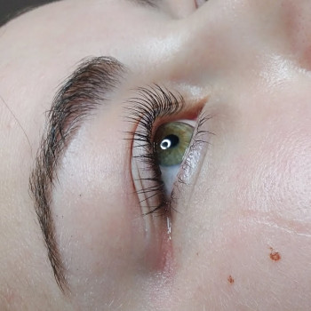 Ламинирование ресниц «После»