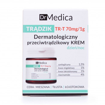 Дерматологічний крем для обличчя Bielenda Dr Medica Acne Dermatological Anti-Acne Cream анти-акне, 50 мл