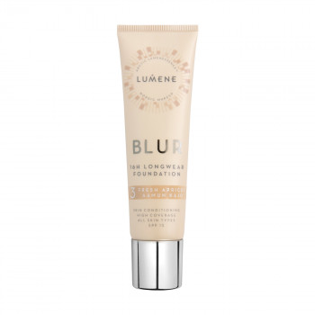 Тональна основа для обличчя Lumene Blur 16H Longwear Foundation SPF15, 3 Fresh Apricot, 30 мл