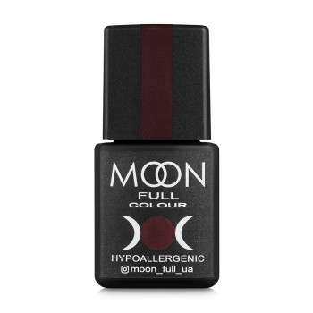 Гель-лак для нігтів Moon Full Color Hypoallergenic Gel Polish 191 темний каштан, 8 мл