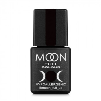 Гель-лак для нігтів Moon Full Color Hypoallergenic Gel Polish 319 чорно-зелений зі сріблястим шимером, 8 мл