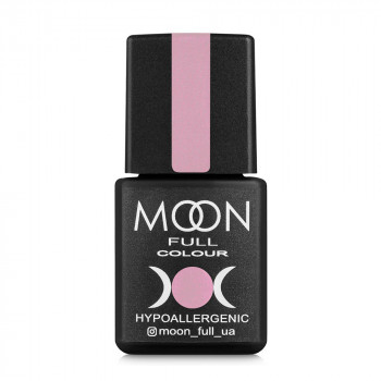Гель-лак для нігтів Moon Full Color Hypoallergenic Gel Polish 104 холодний блідо-рожевий, 8 мл