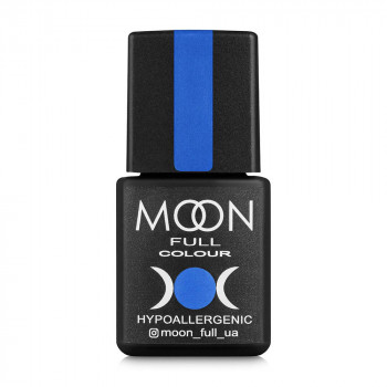 Гель-лак для нігтів Moon Full Color Hypoallergenic Gel Polish 182 блакитний, 8 мл