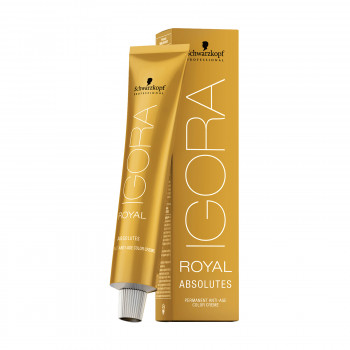 Перманентна фарба для волосся Schwarzkopf Professional Igora Royal Absolutes Permanent 8-140 Світло-русявий сандре бежевий, 60 мл