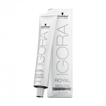 Тонувальна фарба для волосся Schwarzkopf Professional Igora Royal Absolutes SilverWhite Silver, 60 мл
