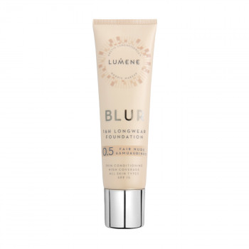 Тональна основа для обличчя Lumene Blur 16H Longwear Foundation SPF15, 0.5 Fair Nude, 30 мл