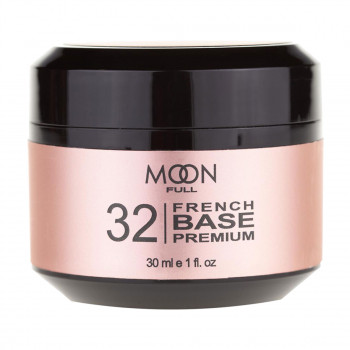 База-френч для гель-лаку Moon Full Base French Premium 32 Холодний беж, 30 мл