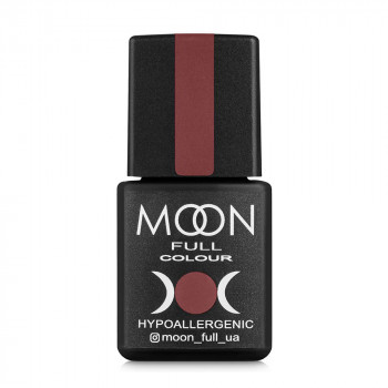 Гель-лак для нігтів Moon Full Color Hypoallergenic Gel Polish 308 приглушений рожевий з шимером, 8 мл
