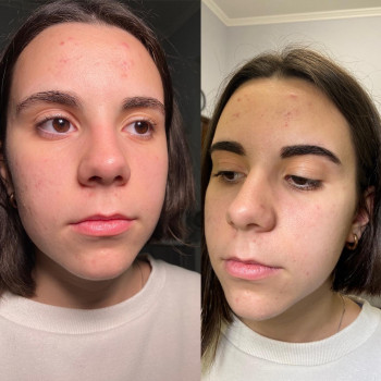 Покраска брів фарбою Elan та корекція форми