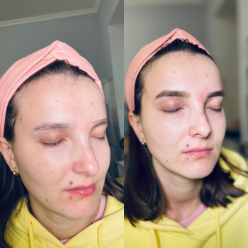 Покраска брів фарбою Elan та корекція форми