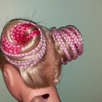 Съемные косы, Афрорезинки, Хвост на резинке
                    Салон красоты Beauty Home Харьков