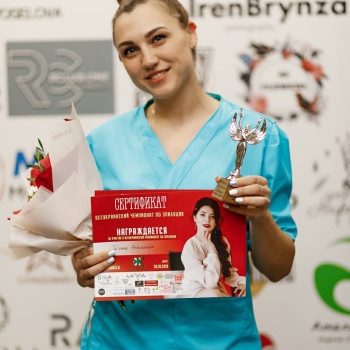 Призер чемпионата по эпиляции 3 место