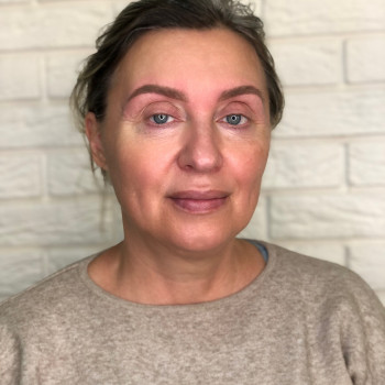 Пудровый татуаж бровей