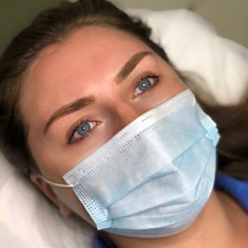 Пудровый татуаж бровей