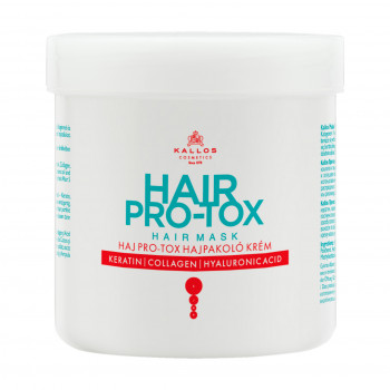 Маска для волосся Kallos Cosmetics Pro-Tox Hair Mask з кератином, колагеном та гіалуроновою кислотою, 500 мл
