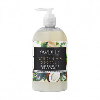 Засіб для миття рук Yardley Gardenia & Coconut Moisturising Hand Wash, 500 мл