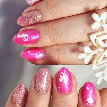 Гель-лак, новогодний дизайн