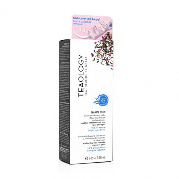 Універсальний бальзам для обличчя, шиї та декольте Teaology Blue Tea Happy Skin All-in-One Beauty Balm, 100 мл