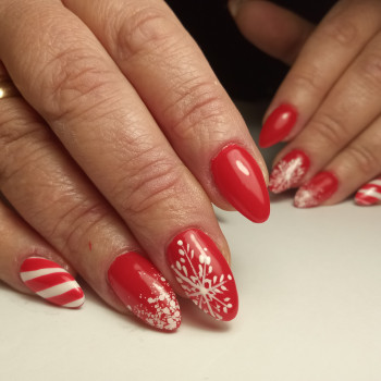 Викладений французький, акваріум
                    Мастер маникюра Ольга Ровно