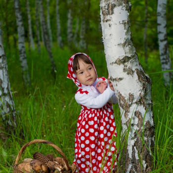 детская фотосессия, фотосессия в лесу