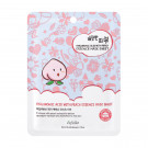 Тканинна маска для обличчя Esfolio Hyaluronic Acid With Peach Essence Mask Sheet з гіалуроновою кислотою та персиковою есенцією, 25 мл