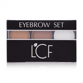 Набір для брів LCF Eyebrow Set 01 світло-коричневий, 6 г