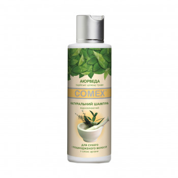 Натуральний шампунь Comex Індійські цілющі трави, для сухого та пошкодженого волосся, з олією аргани, 150 мл