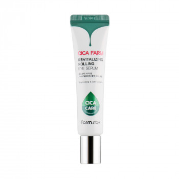 Антивікова сироватка для шкіри навколо очей FarmStay Cica Farm Revitalizing Rolling Eye Serum відновлювальна, 25 мл