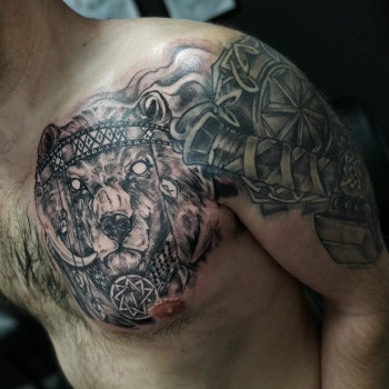 Цветная тату
                    Тату мастер Дмитрий Днепр