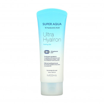 Пілінг-гель для обличчя Missha Super Aqua Ultra Hyalron Peeling Gel з гіалуроновою кислотою, 100 мл