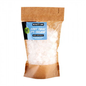 Зволожувальні кристали для ванни Beauty Jar Do not Panic it's Organic Bath Crystals з кокосовою олією, 600 г